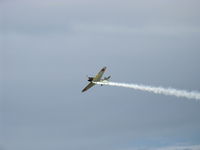 N712Z @ CMA - 1942 Mitsubishi A6M3 ZERO-SEN 'ZEKE', P&W R-1830, smoke pass - by Doug Robertson