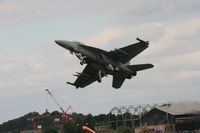 166658 @ EGLF - Taken at Farnborough Airshow on the Wednesday trade day, 16th July 2009 - by Steve Staunton