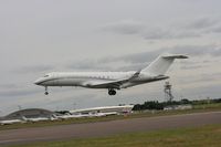 VP-CEB @ EGLF - Taken at Farnborough Airshow on the Wednesday trade day, 16th July 2009 - by Steve Staunton