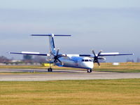 G-ECOI @ EGCC - New Dash-8 for flybe - by Chris Hall