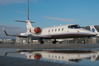 OE-GCF @ VIE - Learjet 55 - reflection