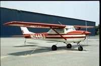 N2448J @ UCA - Parked at Oneida County Airport, New York State in 1976. Airport closed in 2007. - by Peter Nicholson