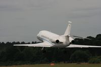 F-GESP @ EGLF - Taken at Farnborough Airshow on the Wednesday trade day, 16th July 2009 - by Steve Staunton