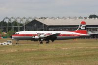 G-APSA @ EGLF - Taken at Farnborough Airshow on the Wednesday trade day, 16th July 2009 - by Steve Staunton