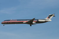 N456AA @ DFW - American Airlines MD-80 on approach to DFW - by Zane Adams