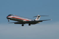 N486AA @ DFW - American Airlines MD-82 on approach to DFW - by Zane Adams