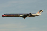 N9302B @ DFW - American Airlines MD-80 on approach to DFW - by Zane Adams
