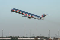 N951TW @ DFW - American Airlines MD-80 departing DFW - by Zane Adams