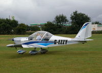 G-EZZY @ EGHP - ONE OF THE MORE COLORFUL EUROSTARS. MICROLIGHT TRADE FAIR - by BIKE PILOT
