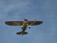 N5524N @ SZP - 1943 Howard DGA-15P, 'Mr. Hooligan', P&W R-985 Wasp Jr. 450 Hp, takeoff climb Rwy 22 - by Doug Robertson