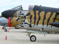 158825 @ EBFS - LTV A-7E Corsair II 158825 Hellenic Air Force painted in great looking tiger colors - by Alex Smit