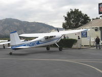 N2473C @ SZP - 1954 Cessna 180, Continental O-470 225 Hp, refueling - by Doug Robertson