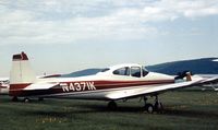 N4371K @ ELM - This Navion was at Chemung County Airport as it was then known in the summer of 1976. - by Peter Nicholson