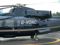G-VONC @ EGLK - ONE OF FIVE S.76 IN THE PREMIAR COMPOUND OF THREE VARIANTS SEEN THIS DAY - by BIKE PILOT