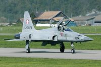 J-3074 @ LSMM - This Tiger has the badge of Flugplatzkommando 13 on the nose. Talking about toned down...