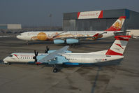 OE-LGA @ VIE - Austrian Arrows Dash 8-400 together with OE-LAL