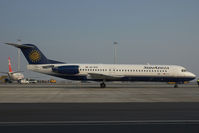 9A-BTE @ VIE - Sunadria Fokker 100
