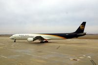 N840UP @ CID - Taxiing on to the cargo ramp - by Glenn E. Chatfield