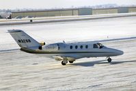 N326B @ CID - Taxiing to Landmark FBO, as seen from my office window.