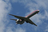 N466AA @ MCO - American MD-82 - by Florida Metal
