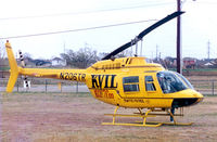 N206TR @ GPM - At Grand Prairie Municipal - Bell 206 KVIL 103.7 FM Radio Dallas