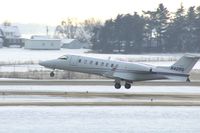 N425G @ CID - GEICO departing runway 13, as seen from my office in the tower.