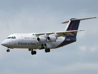 OO-DJR @ EBBR - British Aerospace BAe146-200/RJ85 OO-DJR Brussels Airlines - by Alex Smit