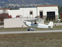 N8206B @ POC - Taxiing/On display at Brackett/Flying in/Flying out - by Helicopterfriend
