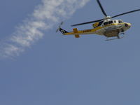 N412LA @ POC - Passing overhead enroute to Heliapad at EHA - by Helicopterfriend