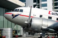 VR-HDA @ VHHH - DC-3 acquired by Cathay Pacific to celebrate its 60th birthday. Has been repainted as Niki, its second DC-3.