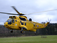 ZE369 - seaking from 202sqn/A FLT,seen here coming in to land at Lauder,Scottish borders - by Mike stanners