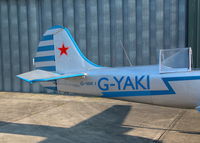 G-YAKI @ EGHP - RESIDENT YAK 52 - by BIKE PILOT