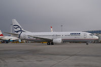 SX-BGS @ VIE - Aegean Airlines Boeing 737-400