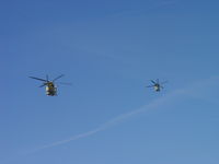 N160LA @ POC - Copter 16 & Copter 14 head north towards the mountains - by Helicopterfriend