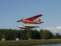 N4646C @ LHD - Taking off Lake Hood - by Martin Prince, Jr