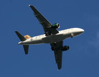 N945FR @ MCO - Frontier Chocolate Bull Moose A319