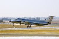 N247CA @ CID - Departing Runway 13, working for DHL