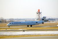 N860GA @ CID - Outback Bowl charter arriving on runway 9 - by Glenn E. Chatfield