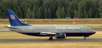 N312UA @ KPDX - Taxi for departure - by Todd Royer