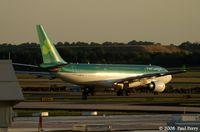 EI-EWR @ IAD - Shiny in the setting sun - by Paul Perry