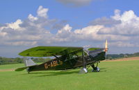 G-ABLS @ EGHP - 1931 De Havilland Puss Moth at Popham, England - by Chris Peat