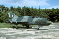 118 @ LDPL - One of the Croatian MiG-21s before their upgrade to MiG-21Bis-D standards. - by Joop de Groot