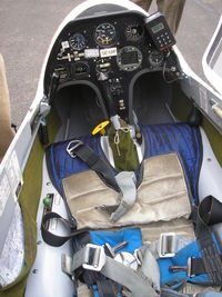 SE-UIP @ ESGK - Cockpit of Glider , Falkoping Airport , Sweden - by Henk Geerlings
