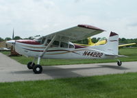 N44222 @ KMWO - Arriving 180 Club fly-in - by Allen M. Schultheiss
