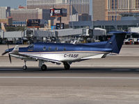 C-FASF @ KLAS - 2001 Pilatus PC-12/45 - by Brad Campbell