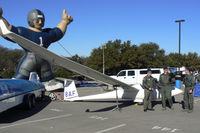 N165AF - USAF Academy glider at the 2008 Armed Forces Bowl display. - by Zane Adams