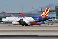 N826AW @ KLAS - US Airways - 'Arizona' / Airbus Industrie A319-132 - by Brad Campbell