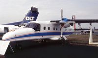 D-CALM @ EGLF - Dornier Do 228-101 of DLR  at Farnborough International 1990