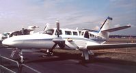 F-GKRA @ EGLF - Reims / Cessna F406 at Farnborough International 1990 - by Ingo Warnecke