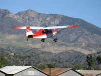 N50380 @ SZP - 1979 Bellanca 7ECA CITABRIA, Lycoming O-235 115 Hp, takeoff climb Rwy 04 - by Doug Robertson